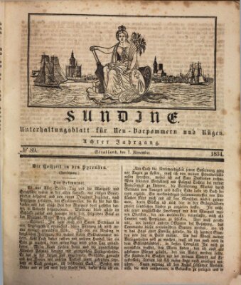 Sundine Freitag 7. November 1834