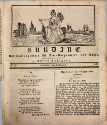 Sundine Freitag 5. Dezember 1834