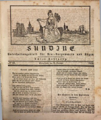 Sundine Freitag 12. Dezember 1834