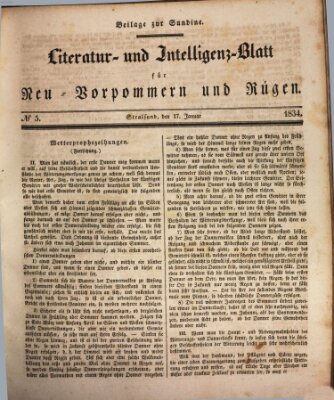 Sundine Freitag 17. Januar 1834