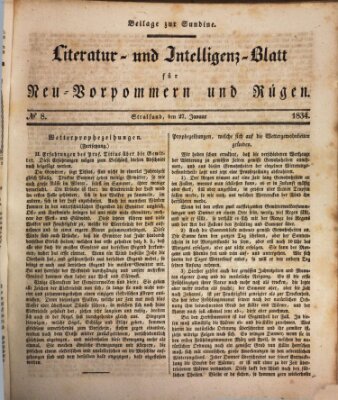 Sundine Montag 27. Januar 1834