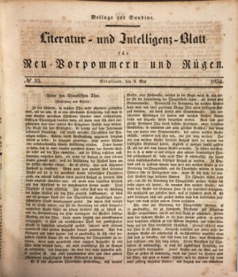 Sundine Freitag 2. Mai 1834