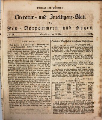 Sundine Montag 12. Mai 1834