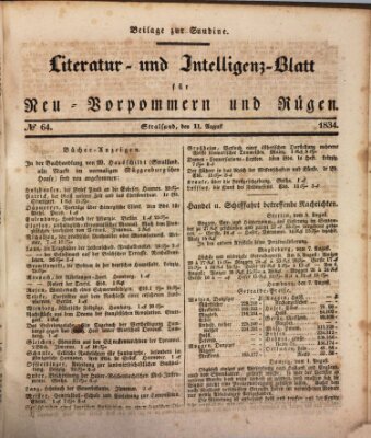 Sundine Montag 11. August 1834