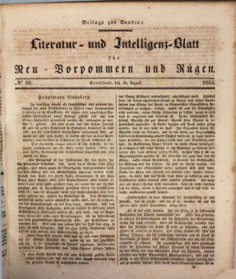 Sundine Montag 25. August 1834