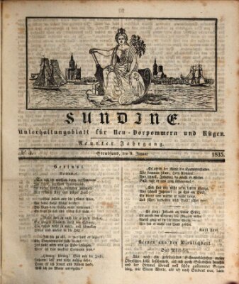 Sundine Freitag 9. Januar 1835