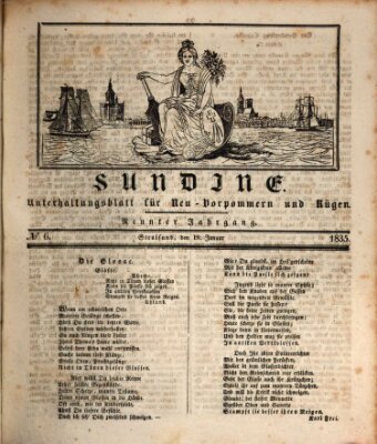 Sundine Montag 19. Januar 1835