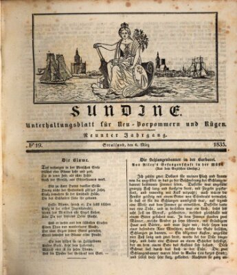 Sundine Freitag 6. März 1835