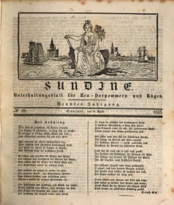 Sundine Montag 6. April 1835