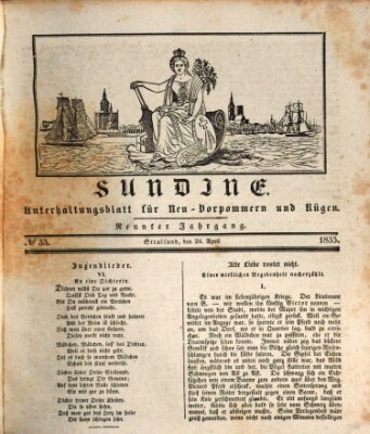 Sundine Freitag 24. April 1835