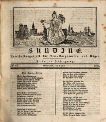 Sundine Montag 1. Juni 1835