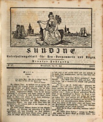 Sundine Freitag 17. Juli 1835