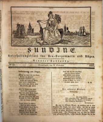 Sundine Freitag 11. September 1835