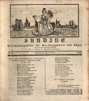 Sundine Freitag 2. Oktober 1835