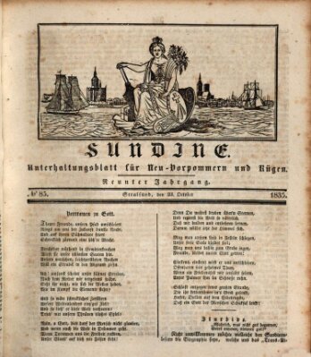 Sundine Freitag 23. Oktober 1835