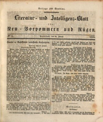 Sundine Freitag 16. Januar 1835