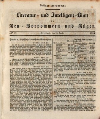 Sundine Montag 12. Oktober 1835