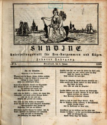 Sundine Freitag 1. Januar 1836