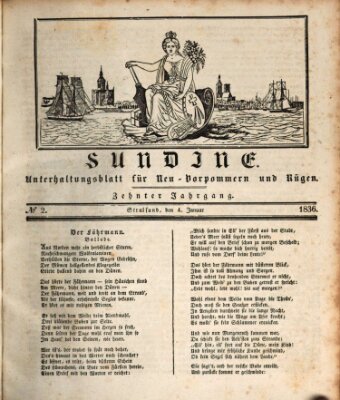 Sundine Montag 4. Januar 1836