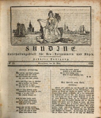 Sundine Freitag 18. März 1836