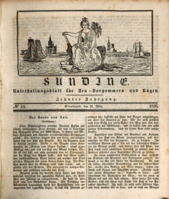 Sundine Montag 21. März 1836