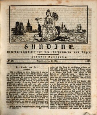 Sundine Montag 28. März 1836