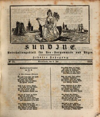 Sundine Freitag 8. Juli 1836