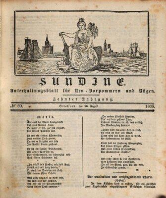 Sundine Freitag 26. August 1836