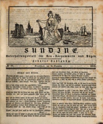 Sundine Freitag 23. September 1836