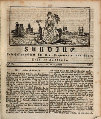 Sundine Freitag 21. Oktober 1836