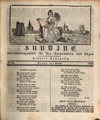 Sundine Freitag 4. November 1836