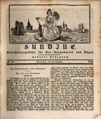 Sundine Freitag 25. November 1836