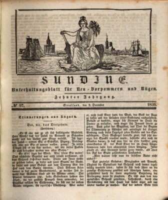 Sundine Freitag 2. Dezember 1836