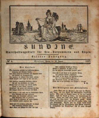 Sundine Freitag 13. Januar 1837