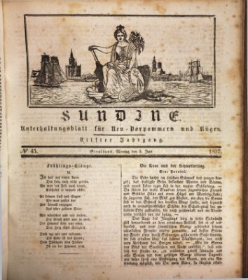 Sundine Montag 5. Juni 1837