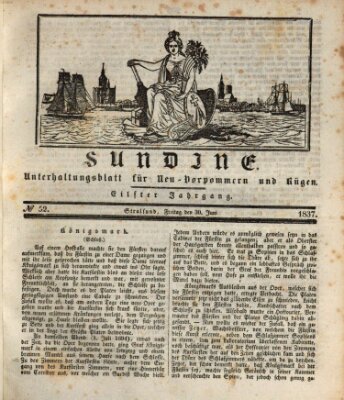 Sundine Freitag 30. Juni 1837