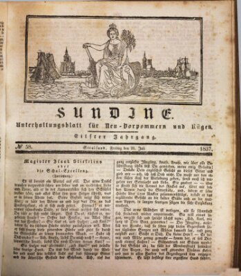 Sundine Freitag 21. Juli 1837