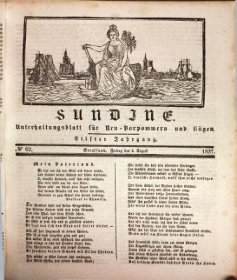 Sundine Freitag 4. August 1837