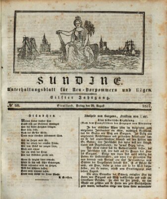 Sundine Freitag 25. August 1837