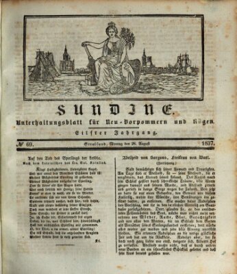 Sundine Montag 28. August 1837