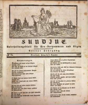 Sundine Freitag 8. September 1837