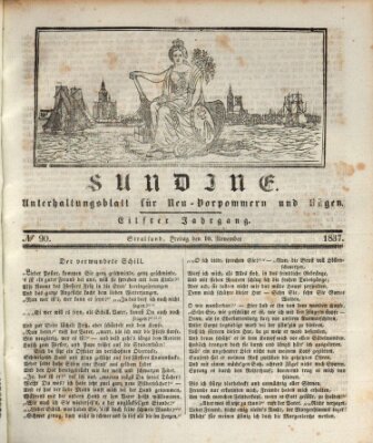 Sundine Freitag 10. November 1837