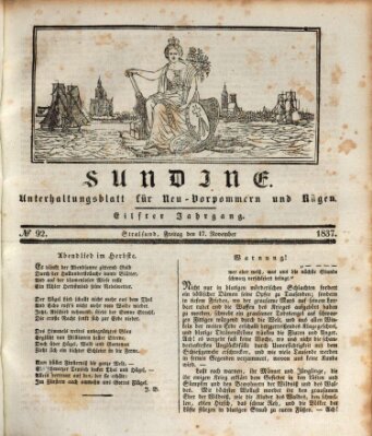 Sundine Freitag 17. November 1837