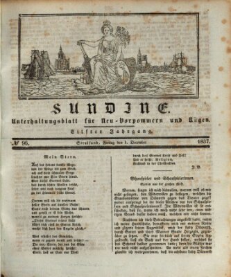 Sundine Freitag 1. Dezember 1837