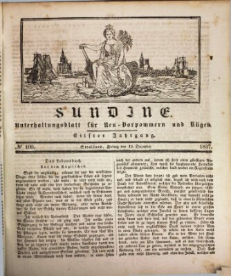 Sundine Freitag 15. Dezember 1837