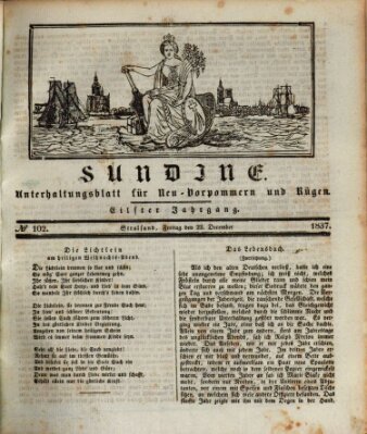 Sundine Freitag 22. Dezember 1837