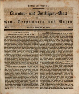 Sundine Freitag 13. Januar 1837