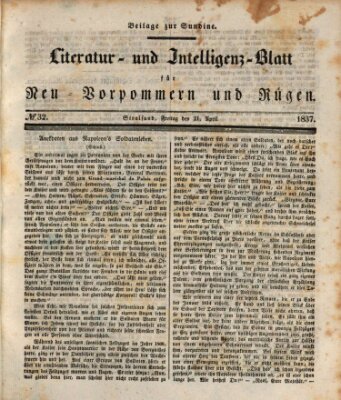 Sundine Freitag 21. April 1837