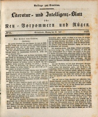 Sundine Montag 31. Juli 1837