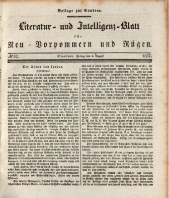 Sundine Freitag 4. August 1837